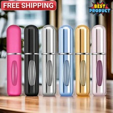 6pc Refillable Perfume Atomizer 5ml Bottle Travel Portable Pocket Scent Sprayer