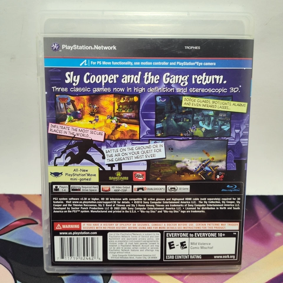 The Sly Collection Sony PlayStation 3 PS3 Juego Probado y Completo Foto 2 de 4