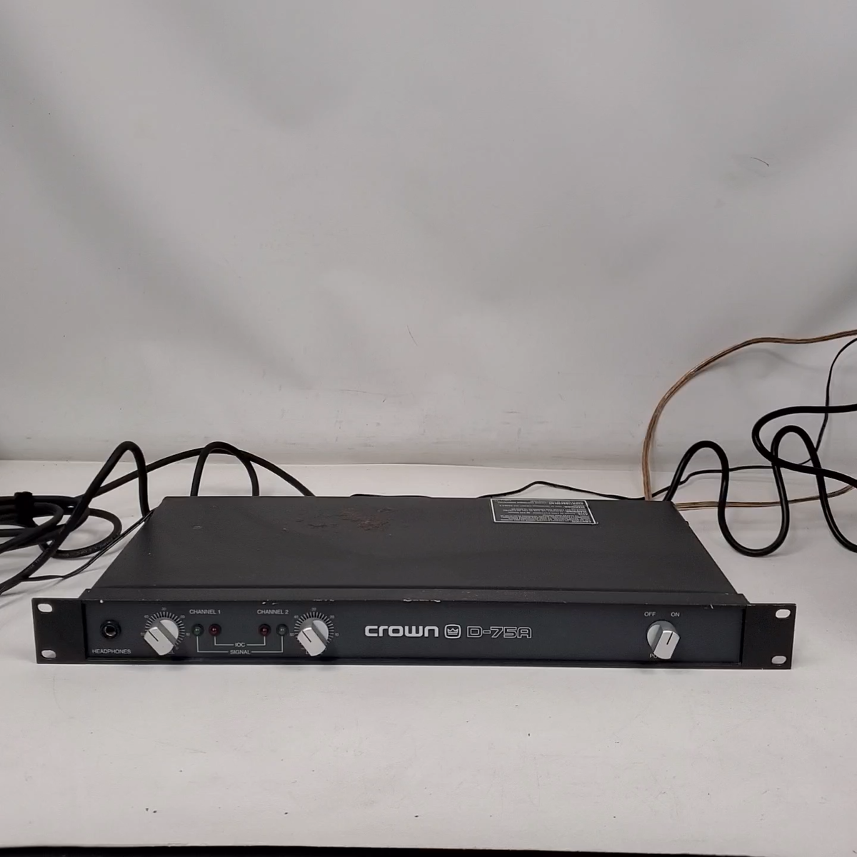 【完動品】TOA / P-60D　CROWN D-75A D-45A Crown D-75A Professional 2-Channel Power Amplifier Made in USA | eBay