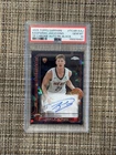 2025 Topps Chrome Kasparas Jakucionis Rookie Black Sapphire Auto /10 PSA 10 GEM