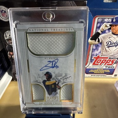 2025 Nat Treasures Player's Collection  Patch Auto Jackson Chourio /99 #PC-JCH 