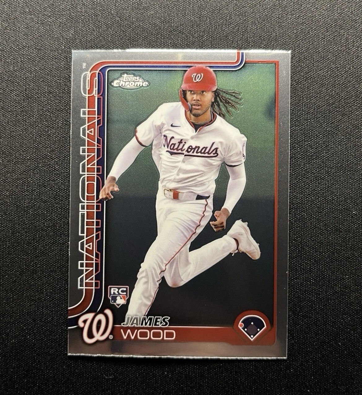 2025 James Wood Topps Chrome RC #132 Base Hot!