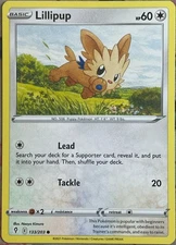 Lillipup - 133/203 - Evolving Skies Pokemon 2021