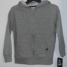 Art Class Zip Up Fleece Hoodie Youth Unisex Medium 8 Heather Gray NWT