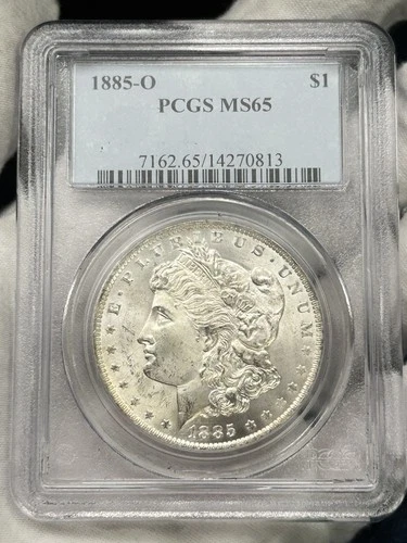 1885-O $1 Morgan Dollar PCGS MS65 New Orleans 90% Silver US Coin