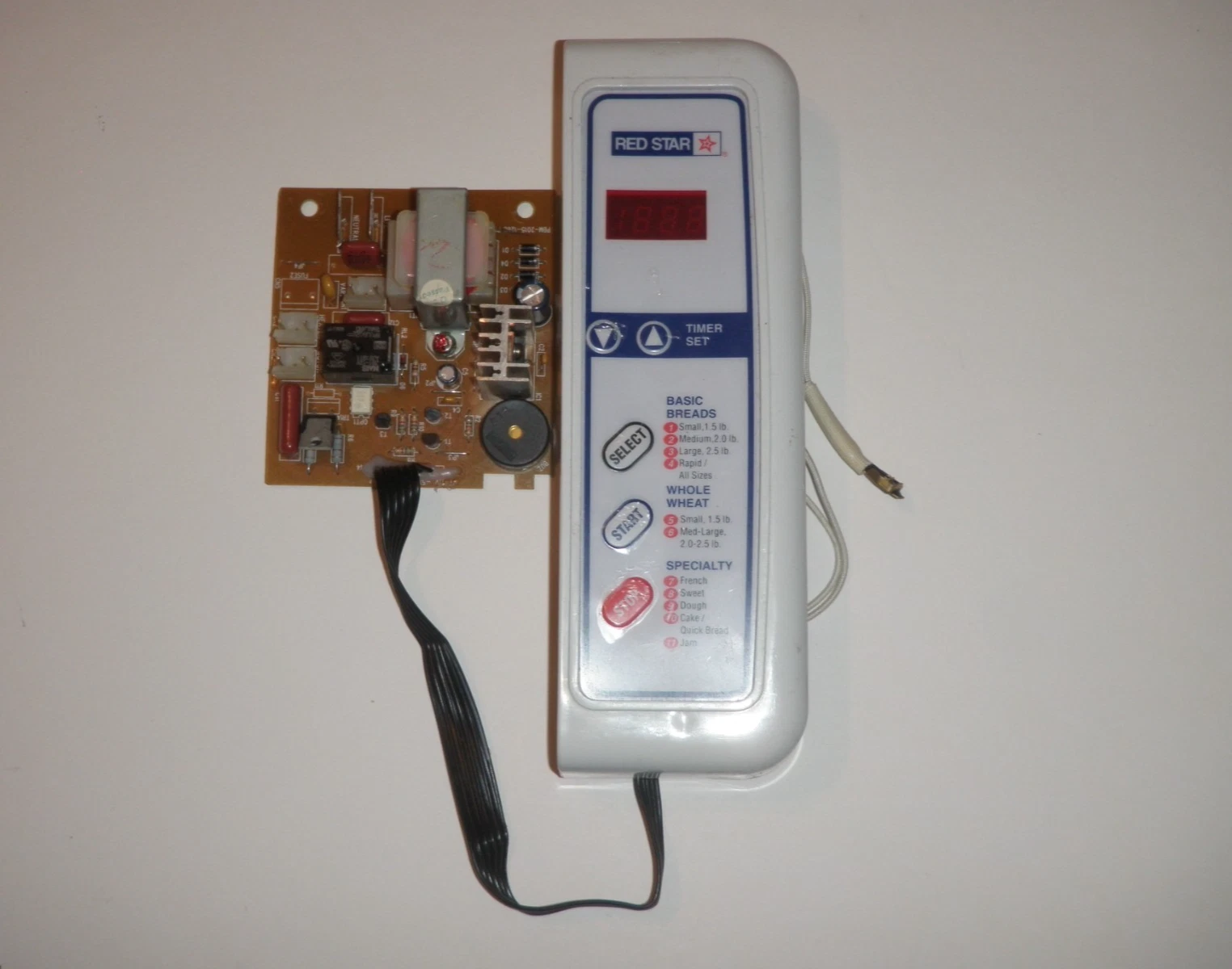 Control Panel + PCB + Temp Sensor for Red Star Bread Machine Model BM-712A
