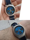 70s CITIZEN 4-901193K CHRONOGRAPH AUTOMATIC BULLHEAD CAL 8110 VINTAGE WATCH 38mm
