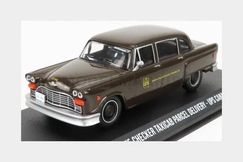Greenlight 86196 Checker - Taxi Cab Ups Canada 1975 - Marron - 1/43