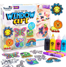 Create Your Own Window Art, Paint Your Own Suncatchers, DIY Arts  Crafts Idea,