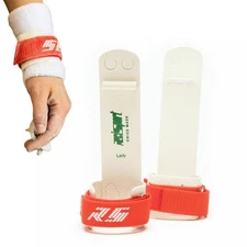 's Uneven Bar Hook/Loop Gymnastics Grips - Durable Leather Hand Grips for Gym...