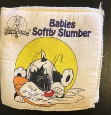 Landoll's Baby Looney Tunes Soft Fabric Babies Softly Slumber Book 1997 Vintage