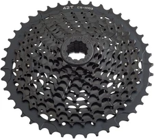H10 10-Speed Cassette - microSHIFT H10 Cassette - 10 Speed, 11-42t, Black -