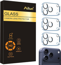3 Pack Camera Lens Protector for Iphone 17 Pro Max, Tempered Glass Tempered Gl