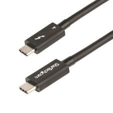 StarTech 3ft (1m) Thunderbolt 4 Cable - 40Gbps - 100W PD - 4K/8K Video - Inte...
