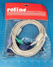 11.01.5522 ROLINE KVM Cable Switch - PC, PS/2, 3 m