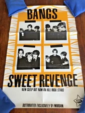 Rare BANGS Sweet Revenge Promo Poster 2000 Kill Rock Stars Punk Rock OOP