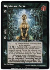 Nightmare Curse Bloodlines V:TES VTES Vampire CCG