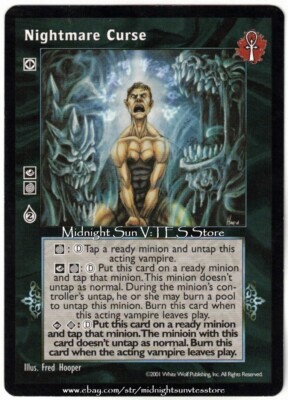 Nightmare Curse Bloodlines V:TES VTES Vampire CCG