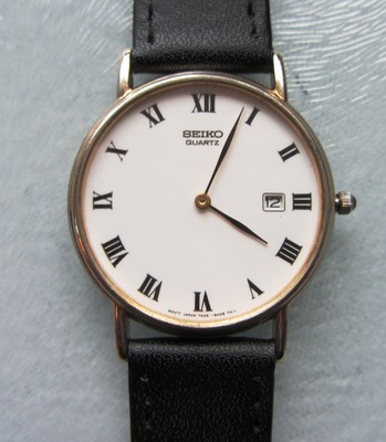 Vintage Seiko quartz, ultra thin - 6mm, 7N29 - 9A00 Mans Dress watch Bahaus  | eBay
