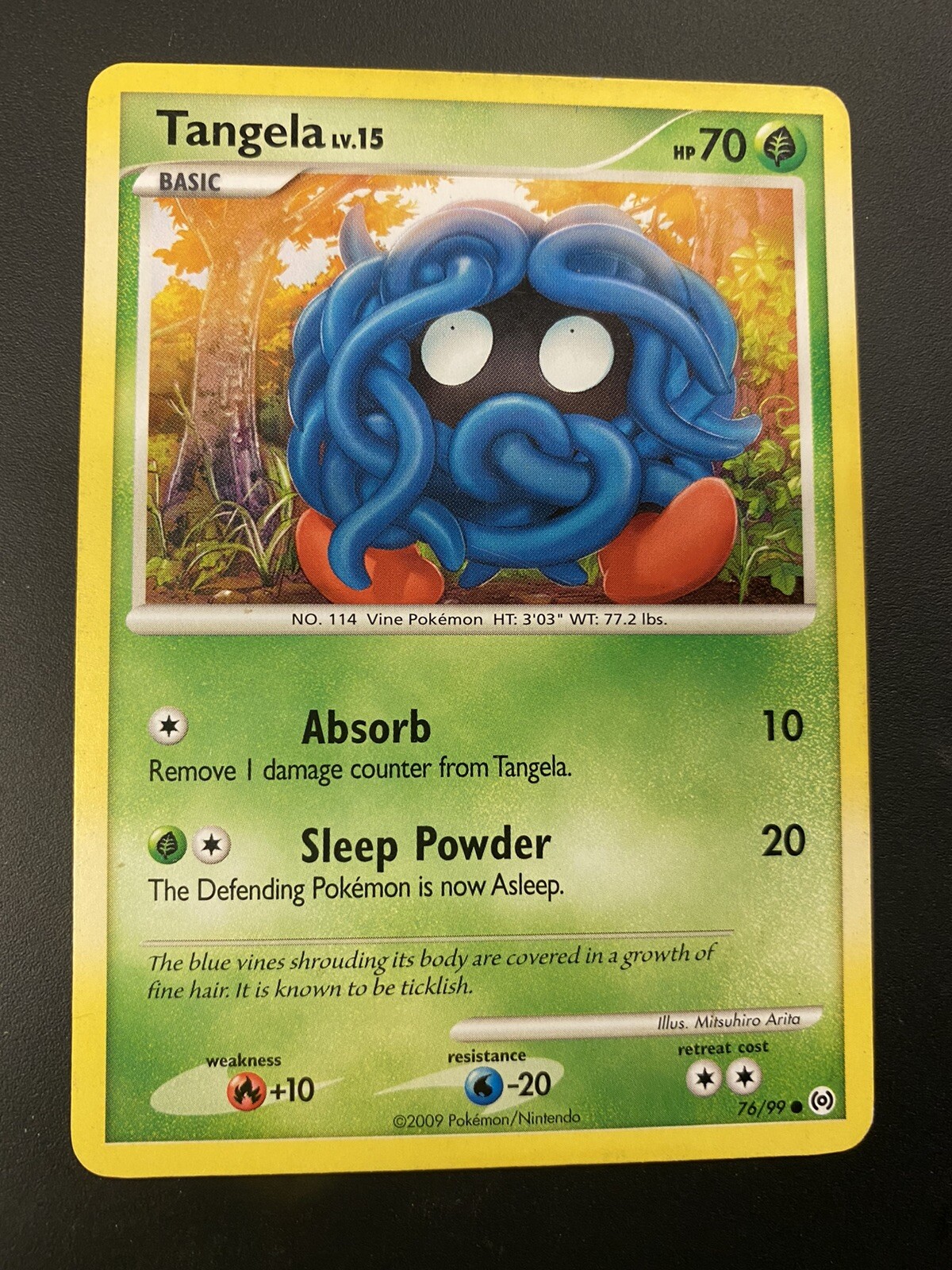 2009 Pokémon Platinum - Arceus Tangela #76