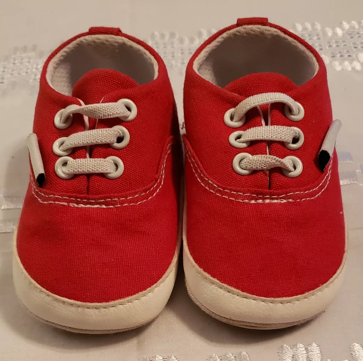 Elm logo Recycled canvas Red - Sneakers - Boy - Benjie