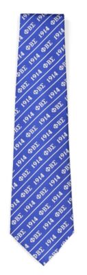 Phi Beta Sigma M3 Tie Royal Blue