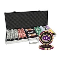 MRC POKER 500PC 14G ACE CASINO TABLE CLAY POKER CHIPS SET CUSTOM BUILD