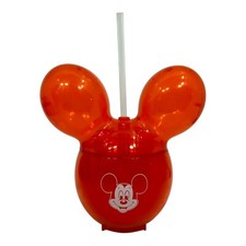 Disney Parks Mickey Mouse Red Balloon Sipper Cup Straw 2024