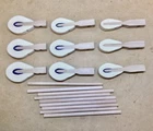 Assortment of 9 Pre-Bored Upright Piano Hammers, Fits Baldwin Hamilton & More