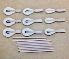 Assortment of 9 Pre-Bored Upright Piano Hammers, Fits Baldwin Hamilton & More