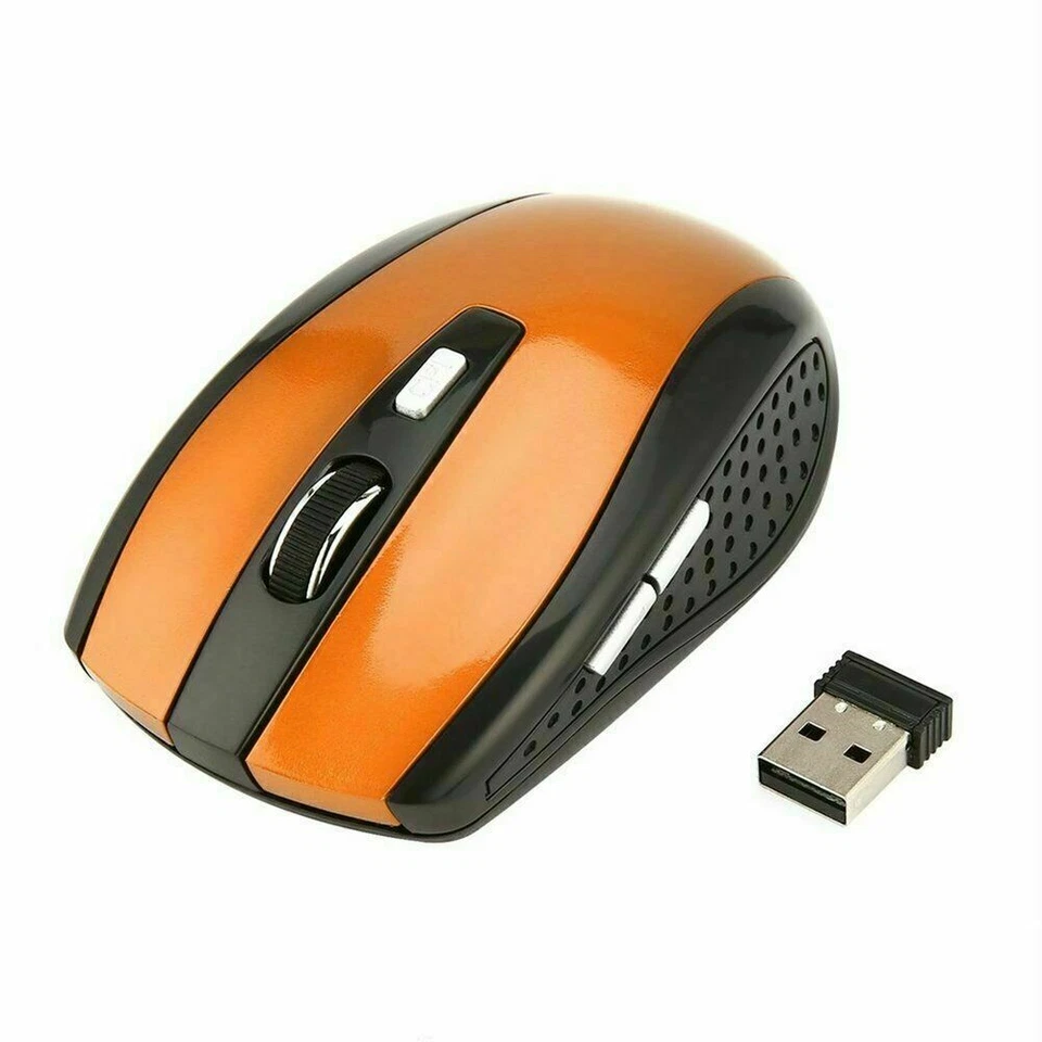 2.4GHz Wireless Optical Mouse Mice & USB Receiver For PC Laptop Computer - Image 2 of 4