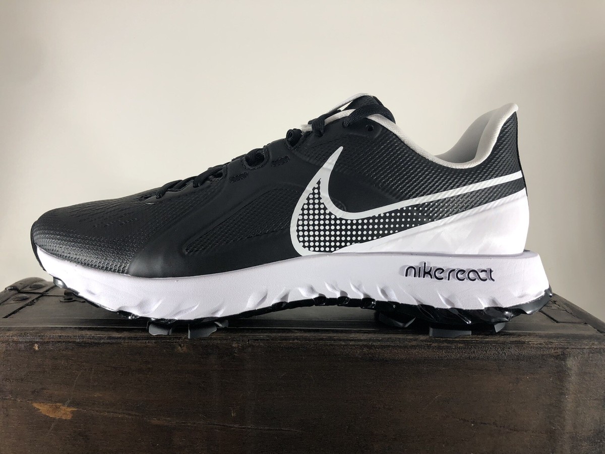 Nike React Infinity Pro 10 Golf Shoes Size 8.5 New Nike React Infinity Pro 10 Golf Shoes Black/White CT6620-003  main image 2