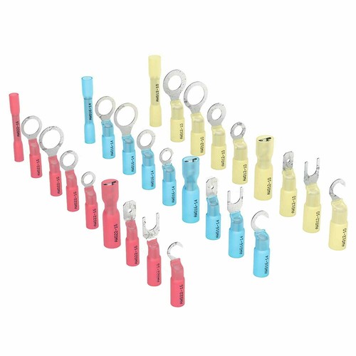 320/500 Stck. Wärmeschrumpf Butt Drahtverbinder Wasserdicht Crimp Spleiß Terminal Kit - Bild 16 von 45