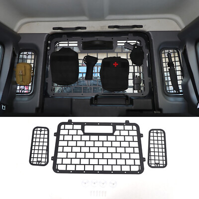 Molle-Panel-Gepäckträgerleiste für die Heckklappe des Land Rover Defender 04 19