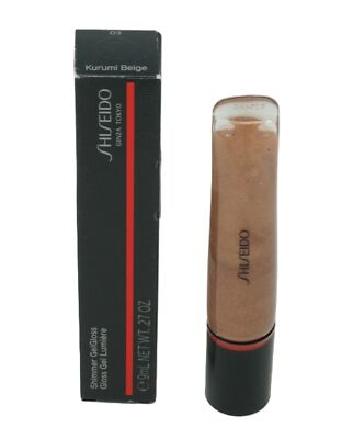 Shiseido Ginza Tokyo Shimmer Gel Gloss 9ml Kurumi Beige 03