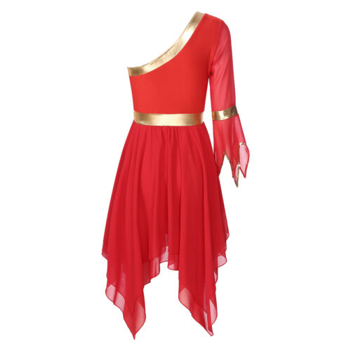 Para mujeres Disfraz de Baile Fiesta Vestido Show Vestidos de Baile Ropa Corta Borde Gimnasio - Imagen 16 de 77