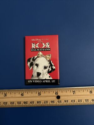 Vintage 1997 Disney Pin 101 Dalmations puppy promotional pin button rare
