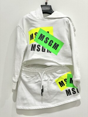 Msgm Kids Hoodie And Skirts