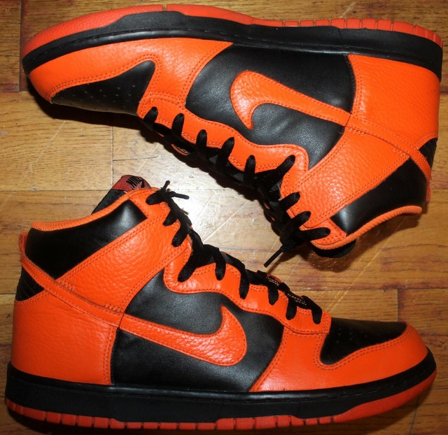nike dunk high retro safety orange