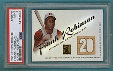 2001 Topps Tribute Frank Robinson Game Used Bat - #RBFRR PSA 9! Reds! POP 6!
