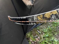 ROUGE BOWSTRINGS - D97 FLEMISHED RECURVE BOWSTRING 62" AMO BROWN & BLACK TWIST