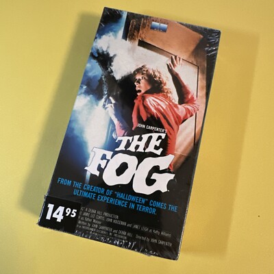 THE FOG 1987 VHS Pedigree Grail NELSON ENTERTAINMENT JOHN CARPENTER First Print