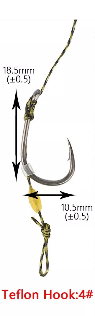 Miracle Fish Hair Rigs Boiliehaken – 6x Haarmontage Karpfenhaken, Vorfach, Für Friedfischangeln Miracle Fish Hair Rigs Boiliehaken – 6x Haarmontage Karpfenhaken, Vorfach, Für Friedfischangeln