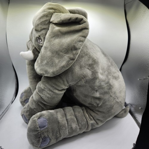 13 Zoll Elefant Plüschtier ohne Etikett bestickte Augen weiches Stofftier IKEA - Bild 2 von 8
