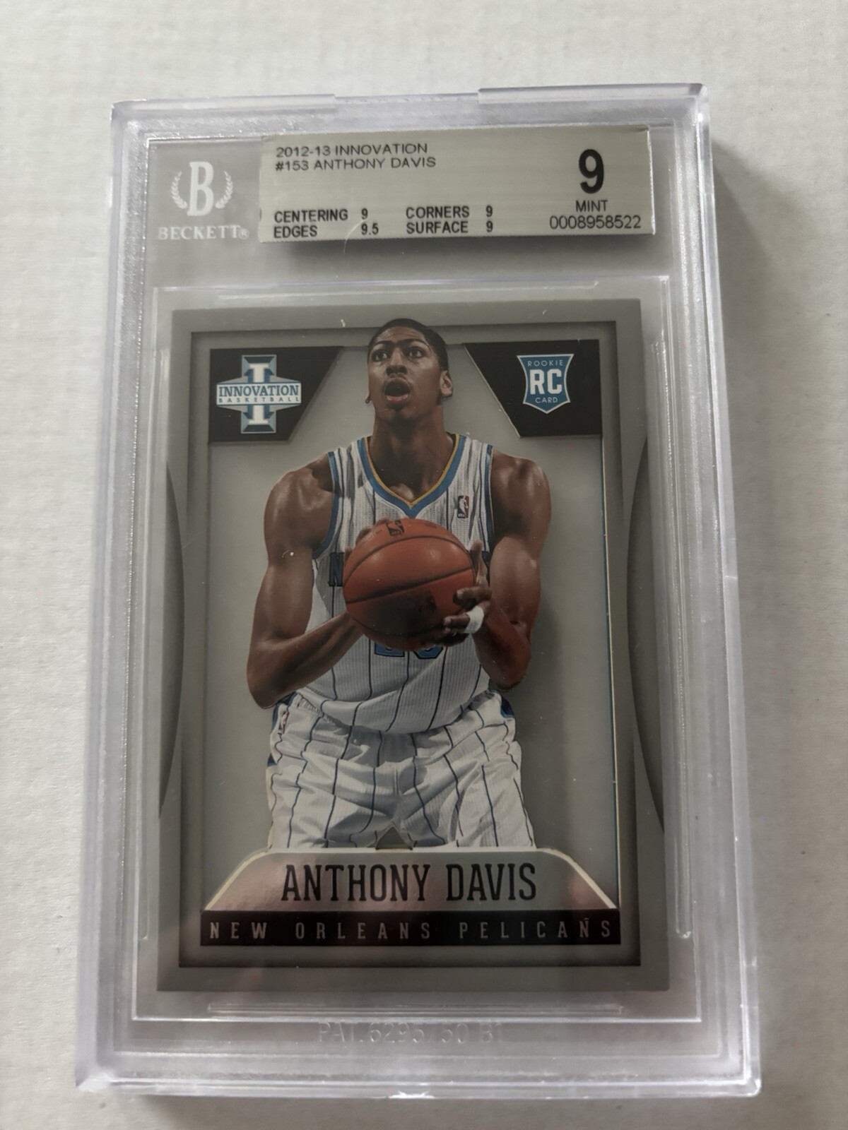 2012-13 Panini Innovation Anthony Davis Rookie /349 #153 PSA 9 Mint