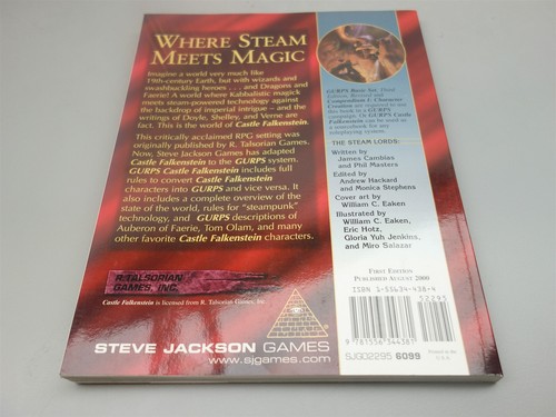 GURPS - Castillo Falkenstein - Aventura en la Era del Vapor (Juegos de Steve Jackson) - Imagen 4 de 12