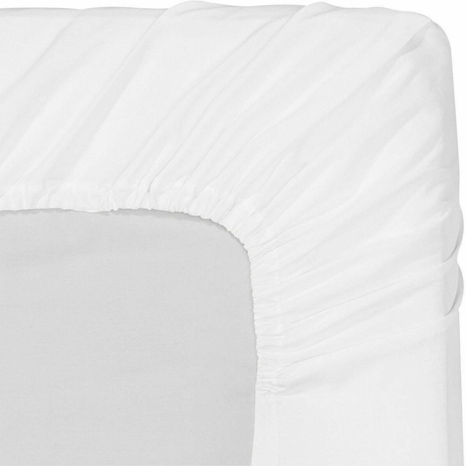 Luxury 1Qty Fitted/Bottom Sheet Extra PKT Egyptian Cotton 400 TC
