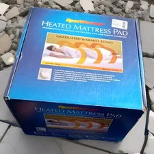 New In Box Rest Warmer Heated Mattress Pad Queen Dual Control 60 X 80 Inch