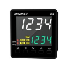 6pcs Hanyoung Nux LT4 LCD Timer 24–240VAC/VDC 7 Operation Modes 48x48mm