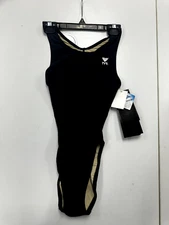 TYR Women’s Solid MaxBack Performance One-Piece Swimsuit - Black - MSO1A Size 30